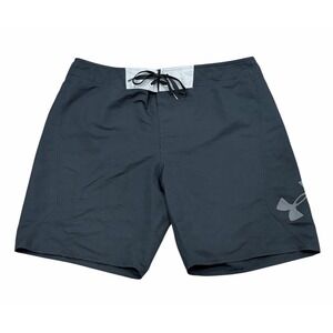Under Armour Mens Loose Heat Gear Board Shorts Black Size 38 Style 1257787